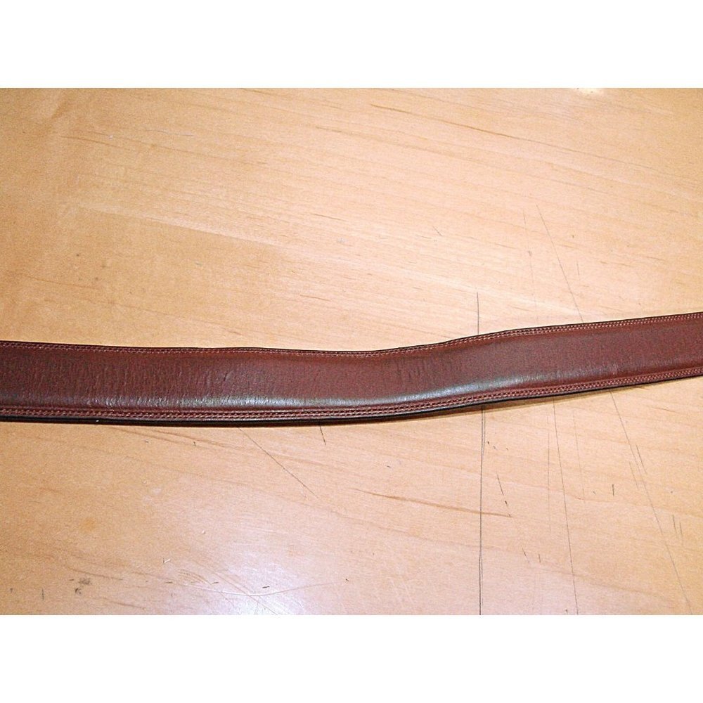 Roundtree & Yorke Mens Belt Full Grain Cowhide Leather Belt Brown Size 38/95 - Picture 9 of 12